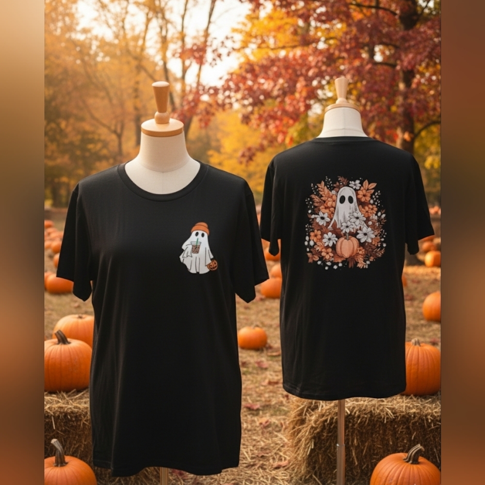 Fall Harvest Spooky Season T-shirt 2X